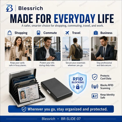 RFID Blocking Metal Card Holder