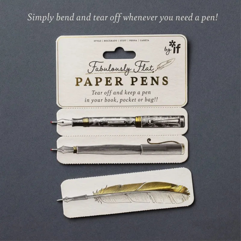 🔥2026 New Bookmark Flat Paper Pen