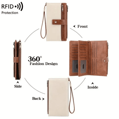 【NEW UPDATED】Women's Large Capacity RFID Wallet & Phone Clutch