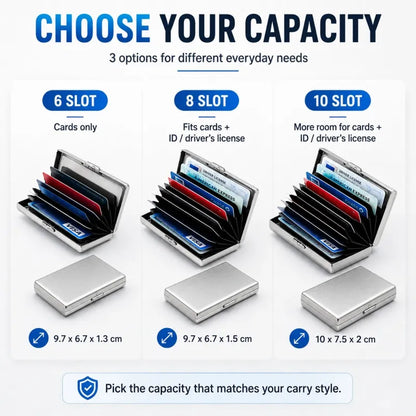 RFID Blocking Metal Card Holder