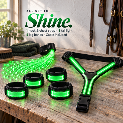 🐎🔥 Ride in Color – Full-Body LED Horse Light Set