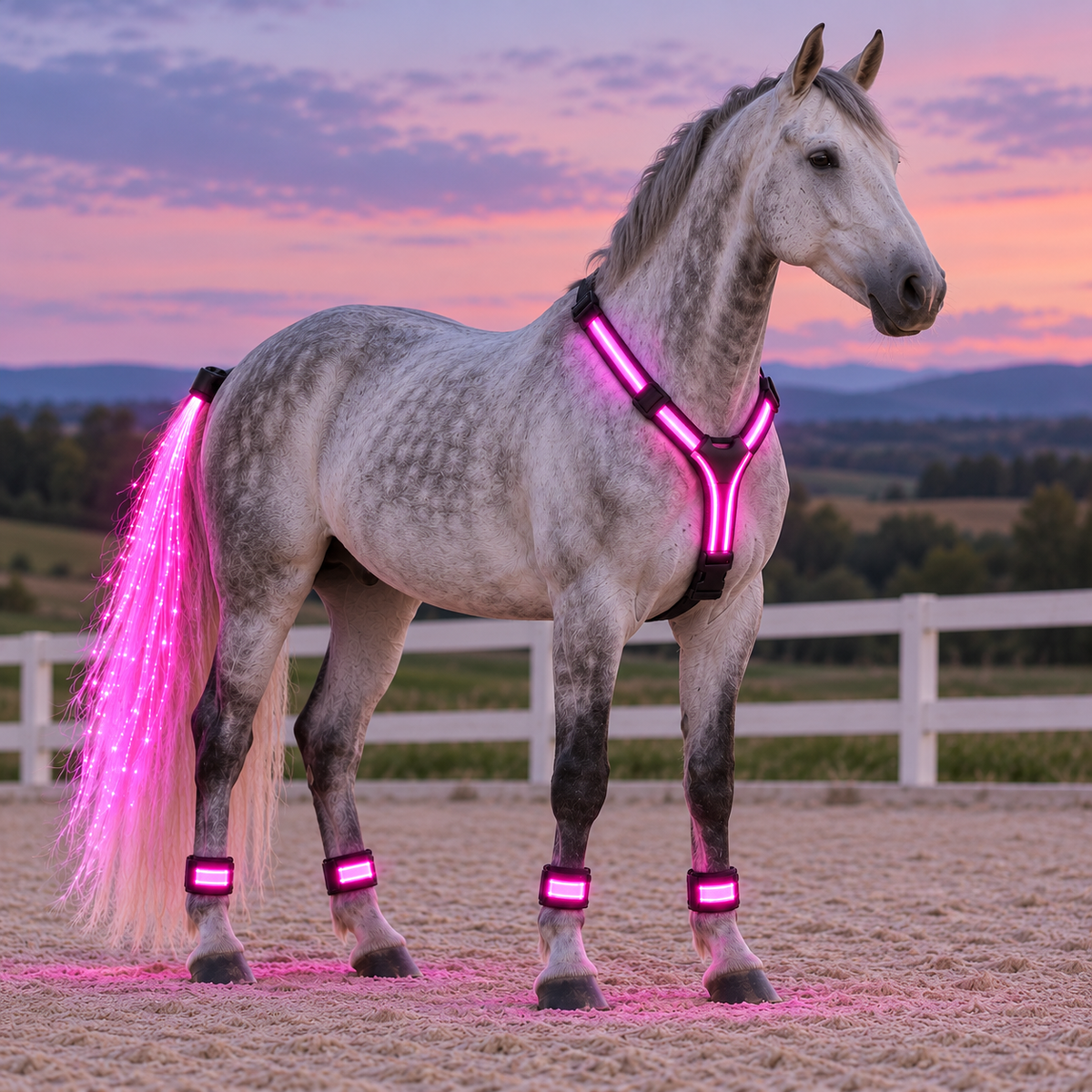 🐎🔥 Ride in Color – Full-Body LED Horse Light Set