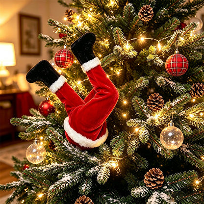 Christmas Swinging Leg Ornament