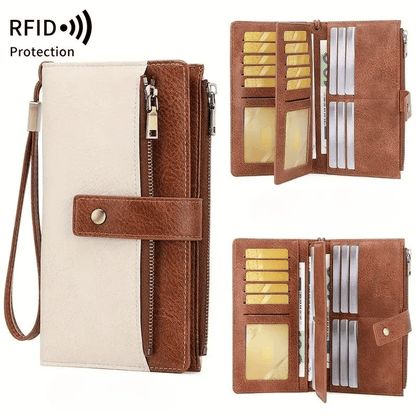 【NEW UPDATED】Women's Large Capacity RFID Wallet & Phone Clutch