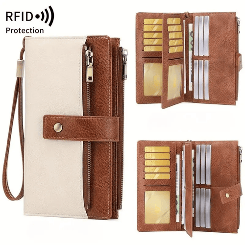 【NEW UPDATED】Women's Large Capacity RFID Wallet & Phone Clutch