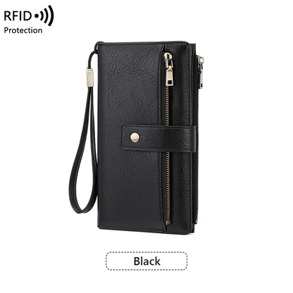 【NEW UPDATED】Women's Large Capacity RFID Wallet & Phone Clutch