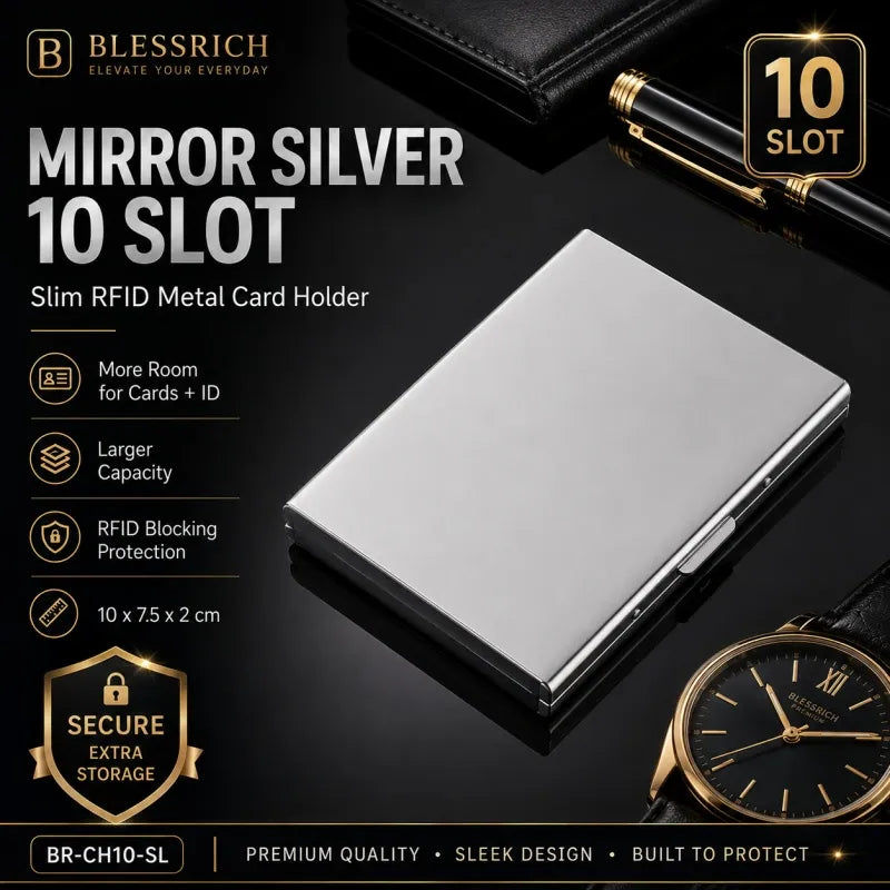 RFID Blocking Metal Card Holder