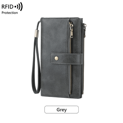 【NEW UPDATED】Women's Large Capacity RFID Wallet & Phone Clutch