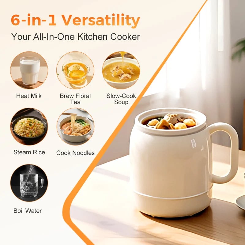 🍲 Multi-Function Portable Electric Stewing Cup🍜