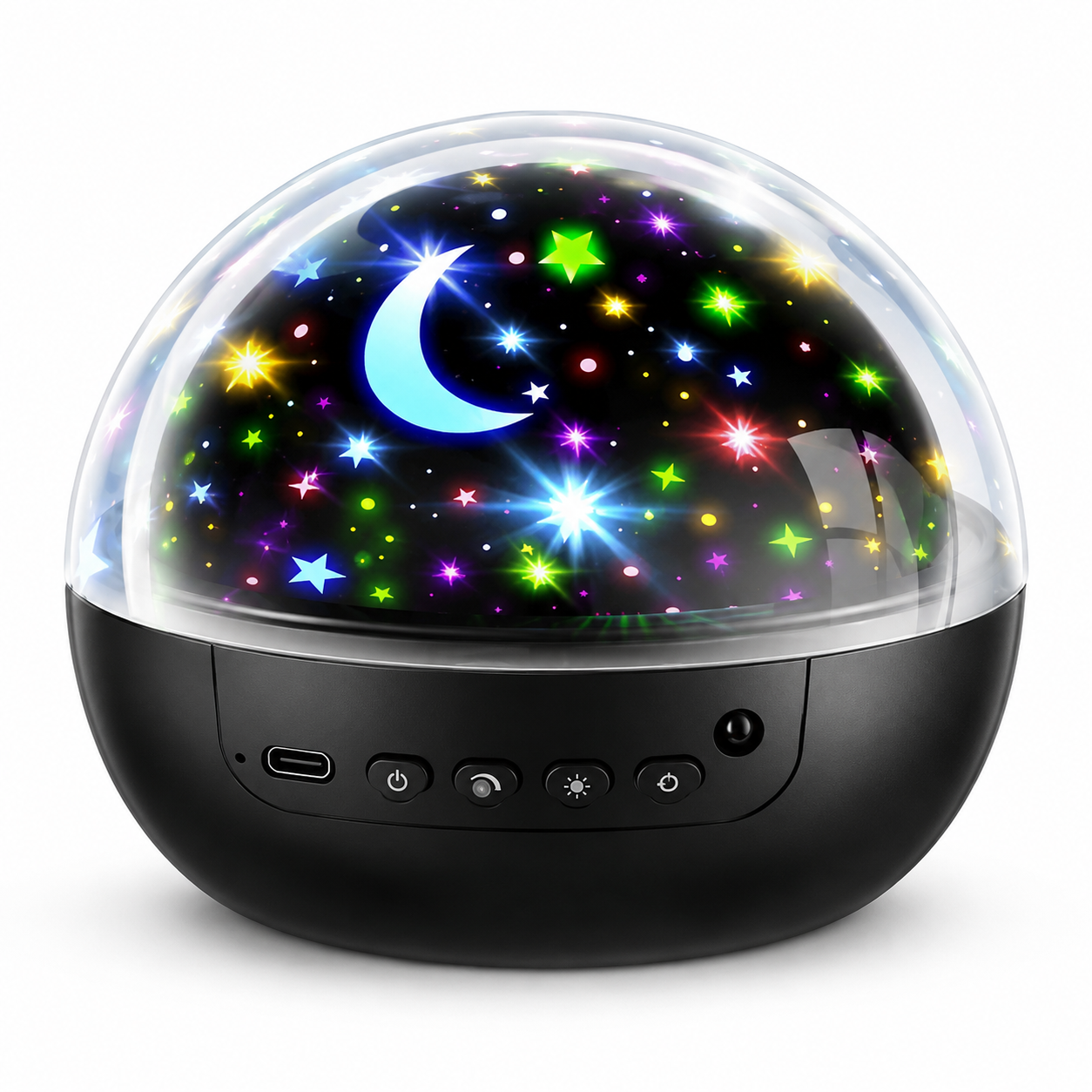 Kids Star Projector Night Light — 93 Effects, 3 Films, Remote Control