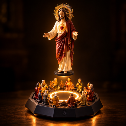 Floating Christ with LED Lighting – A Symbol of Faith that Enchants