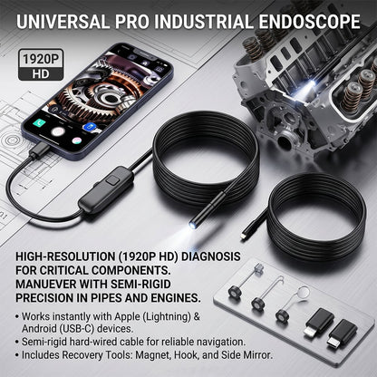 🔍 1920P HD Endoscope Camera – A Gift He'll Actually Use 🛠️