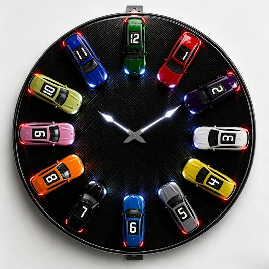 🏎️🏁Sports Car Model Wall Clock💨