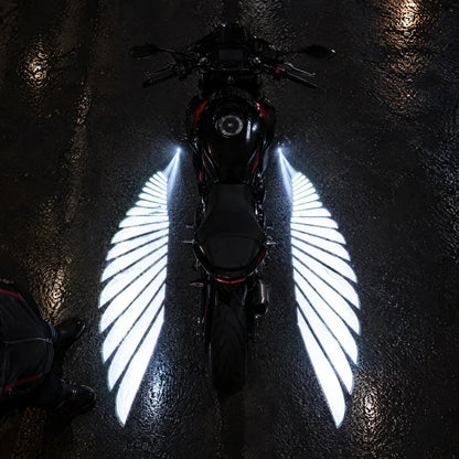 🔥 LAST DAY 50% OFF 🏍️ IP67 Waterproof & Dustproof Angel Wing Motorcycle LED Projector Lights (1 Pair)