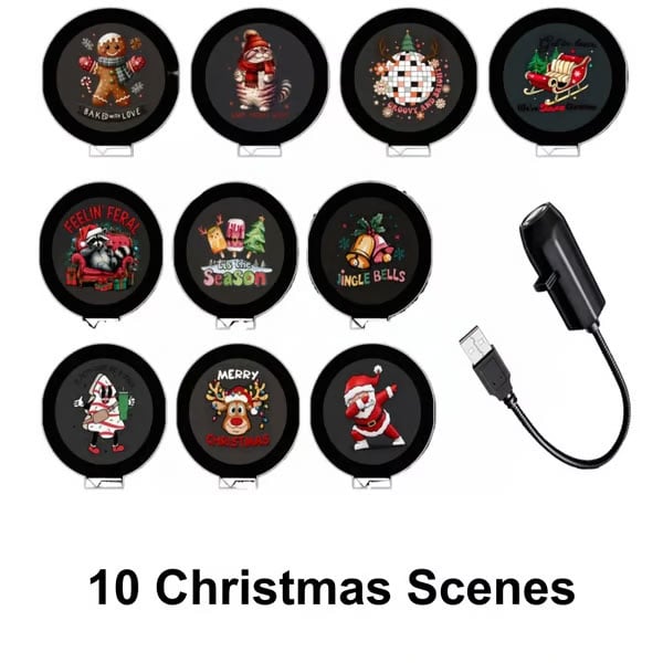 🎄🌟 Christmas Projection Night Light-Plug & Play HD Christmas Projector🎅