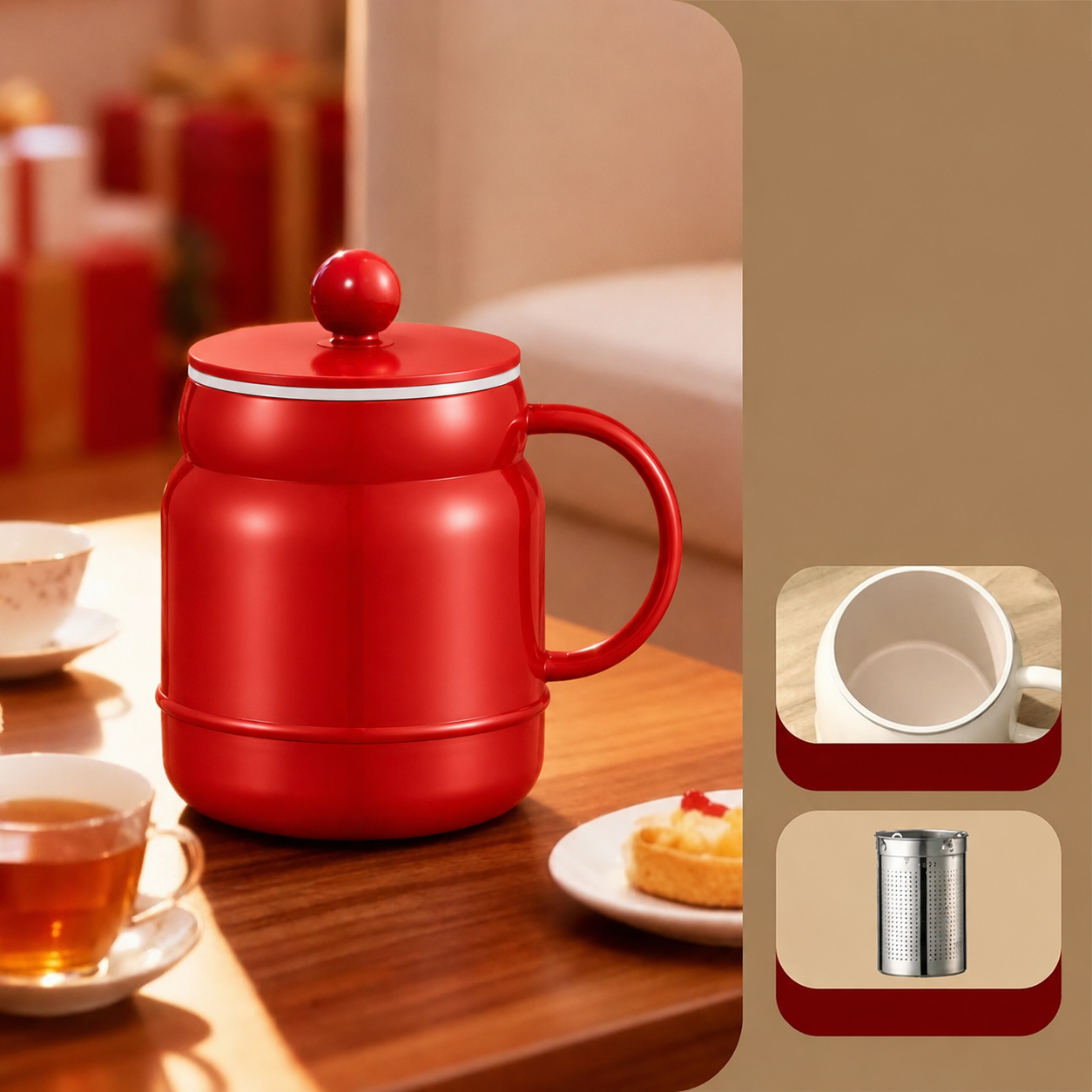 🍲 Multi‑Function 6‑in‑1 Mini Electric Cooker – 800mL Travel‑Friendly Cooking Pot