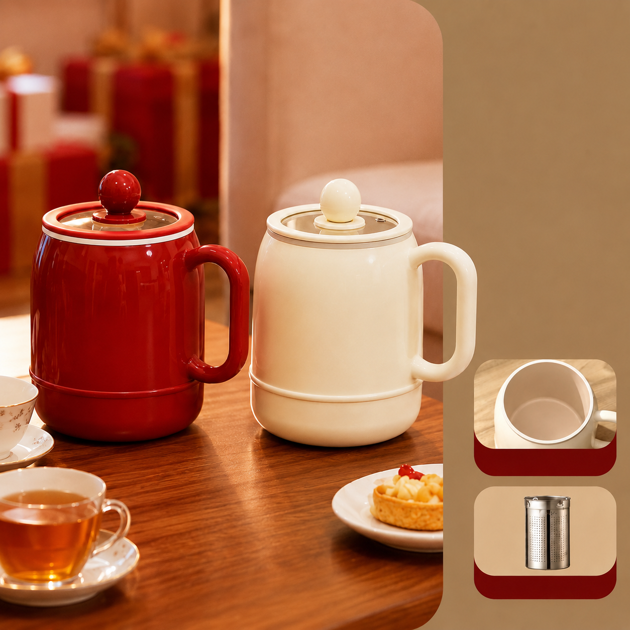 🍲 6-in-1 Mini Electric Cooker – 800mL Portable Cooking Cup