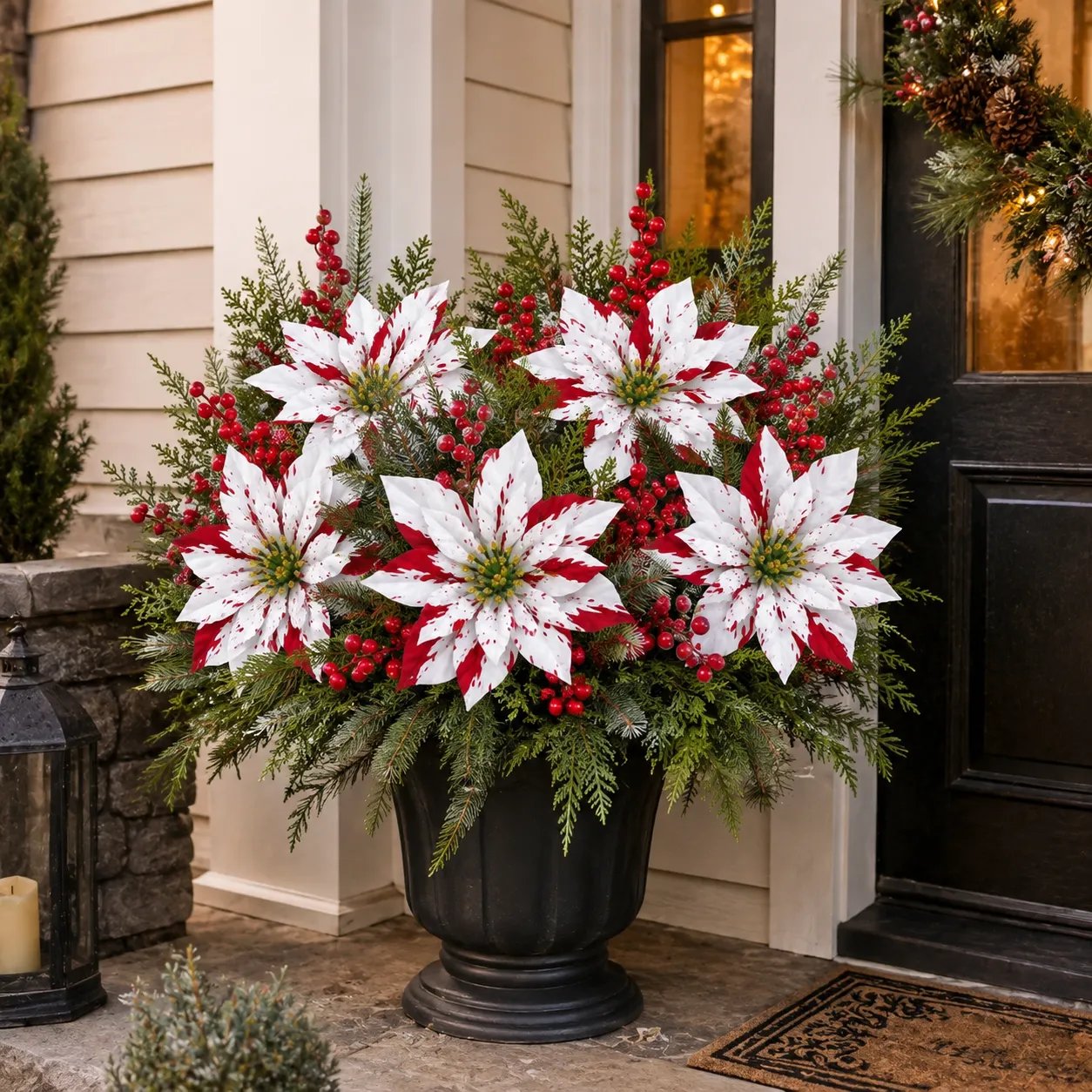 ❀Last Day 50% OFF🔥Christmas Poinsettia Planter Inserts