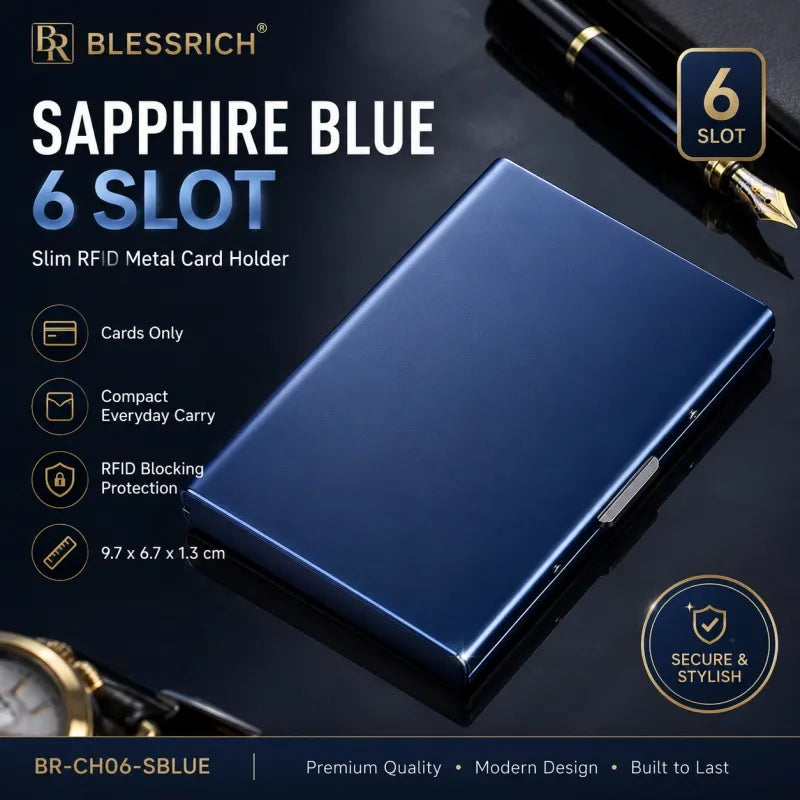 RFID Blocking Metal Card Holder