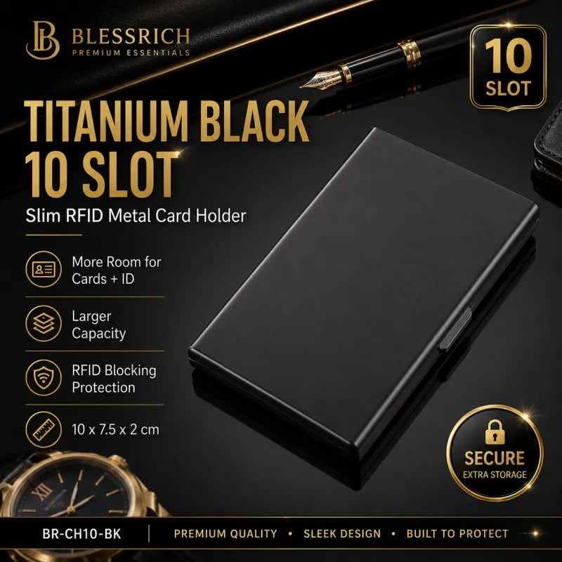 RFID Blocking Metal Card Holder