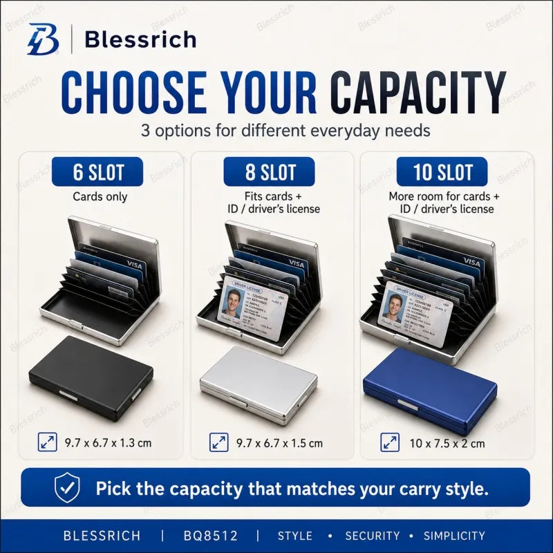 RFID Blocking Metal Card Holder