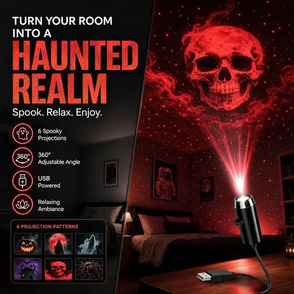 🎄🌟 Christmas Projection Night Light-Plug & Play HD Christmas Projector🎅