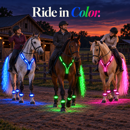 🐎🔥 Ride in Color – Full-Body LED Horse Light Set