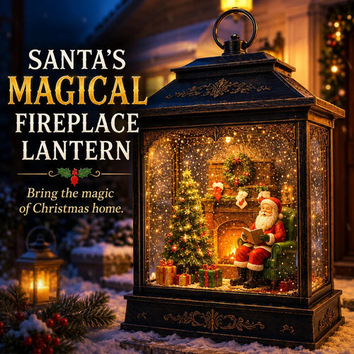 💯🎅 Santa’s Magical Fireplace Lantern-🎄 Bring the Magic of Christmas Home ✨