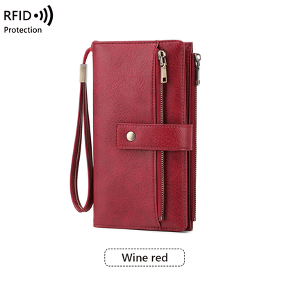 【NEW UPDATED】Women's Large Capacity RFID Wallet & Phone Clutch