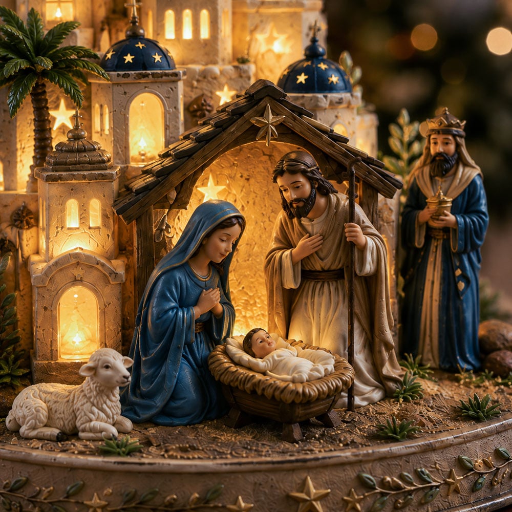 ✨ Bethlehem Nativity Church Light Tower