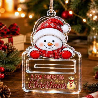 🔥Last Day 50% OFF🎄Crystal Acrylic Money Holder Ornament